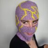 Cagoule mauve et jaune éclair – Image 2